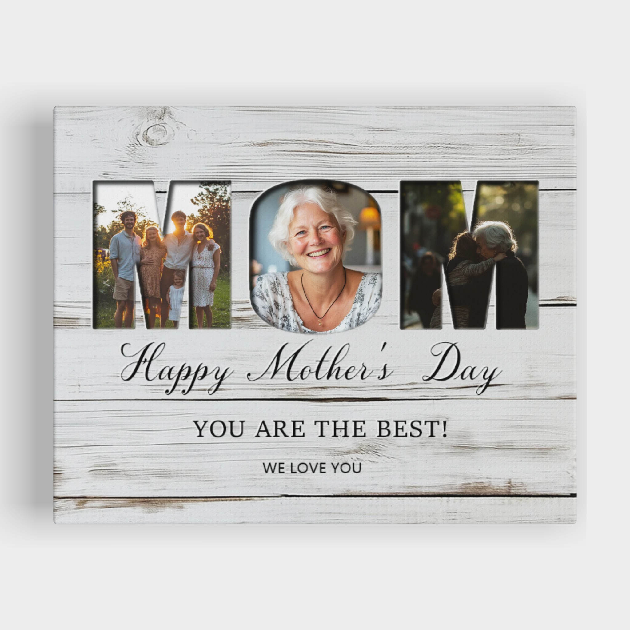 You Are The Best Mom, Horizontal - Personalized Memorial Print