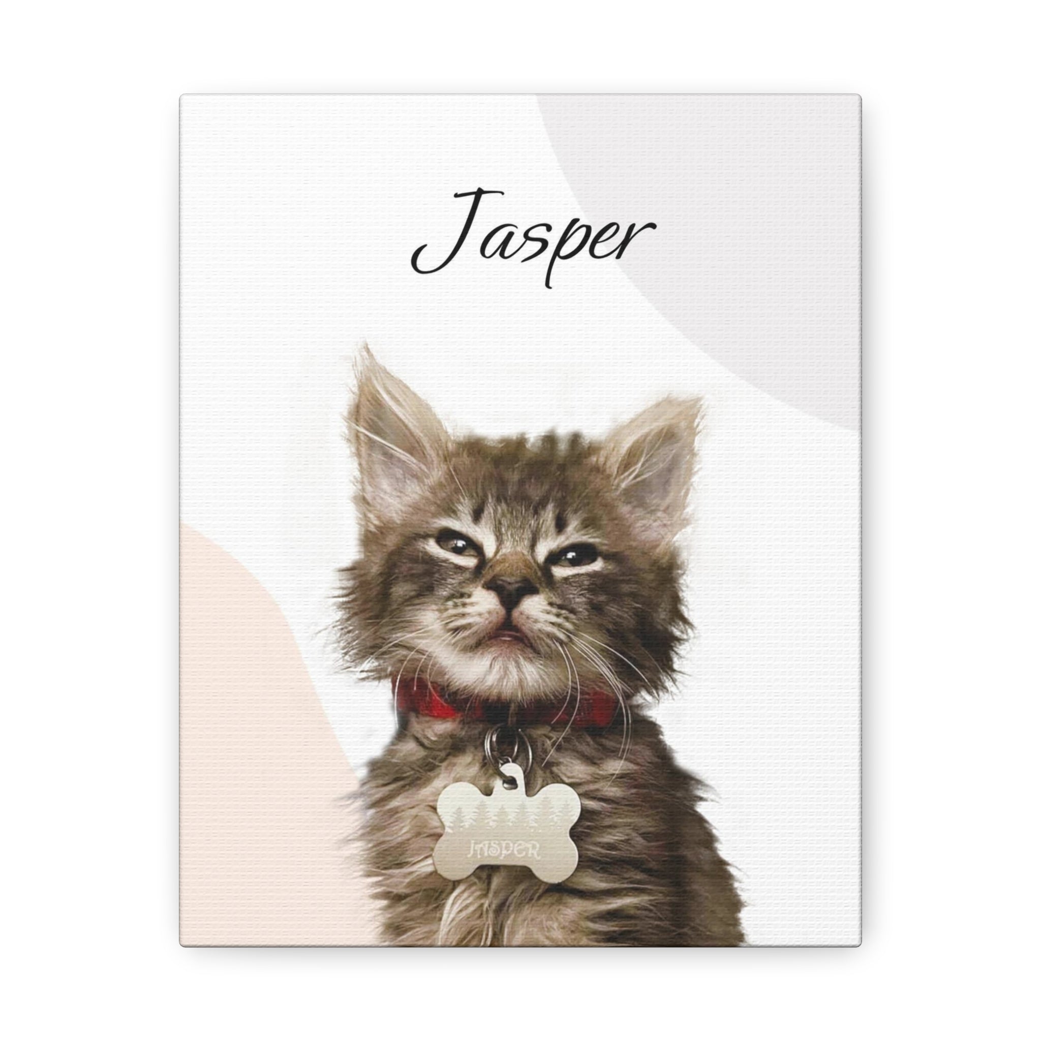 Pet Portrait - Personalized Pet Gift with Photo and Name