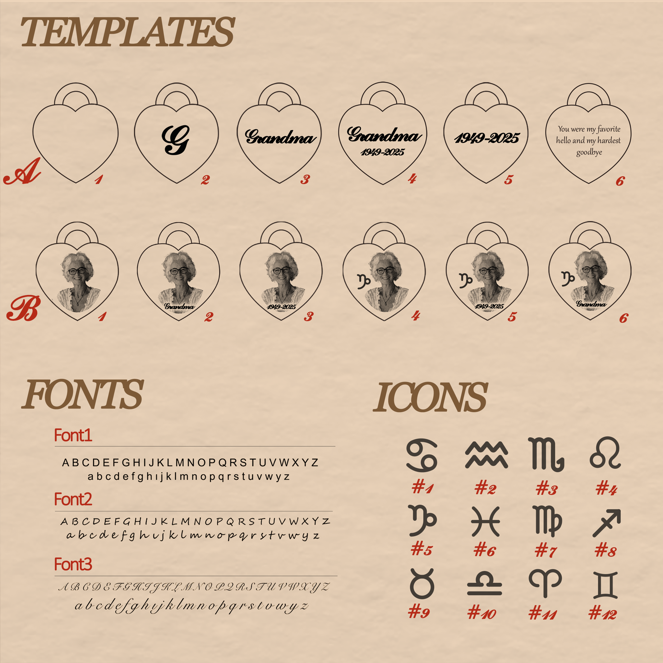 Heart Urn Necklace — Personalized 14K Gold–Plated Double Heart Cremation Pendant