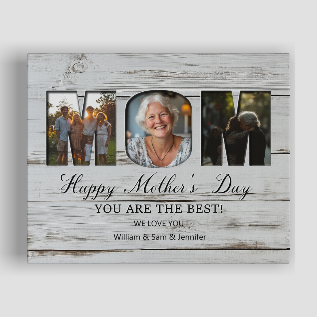 You Are The Best Mom, With Name, Horizontal - Custom Memorial Print