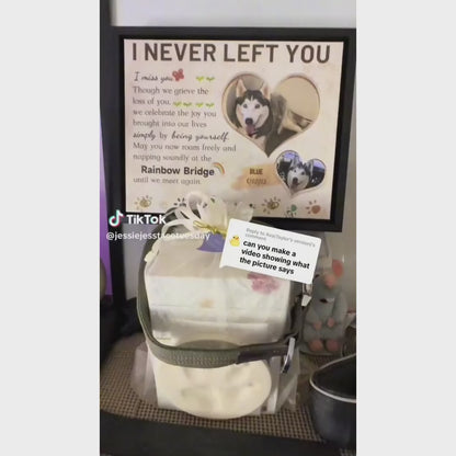 I Never Left You - Personalized Canvas Print Pet Memorial